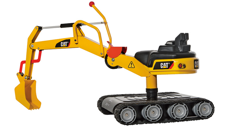 Illustration for article titled Working Tank Treads Keep This Caterpillar Digger For Kids From Getting Stuck